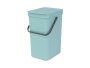 Brabantia Recyclingbehälter Sort & Go 12 l, Mint, Material