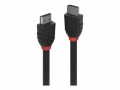 LINDY 0.5m 8K60Hz HDMI cable Black Line, LINDY 0.5m