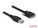 DeLock USB 3.0-Kabel USB A - Micro-USB B 0.5