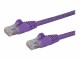 STARTECH .com 5m Cat6 Snagless RJ45 Ethernet Netzwerkkabel - Lila