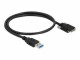 Image 3 DeLock USB 3.0-Kabel USB A - Micro-USB B 0.5