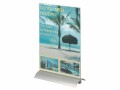 DURABLE Tischaufsteller Presenter A4 Transparent, Papierformat