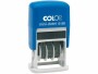 Colop Stempel Mini-Dater S120, Datum Datum, Blau, Motiv: Datum