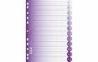Brunnen Register A4 Colour Code Purple 1-12, Einteilung: 1-12