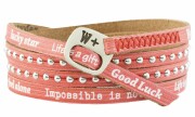 We Positive Armband Holiday - BORCHIE ROSSO