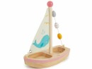 bieco Badespielzeug Holz-Segelschiff, Material: Holz