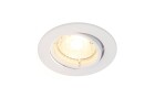 Nordlux Einbauspot Carina Round Weiss, 3 Stück, Lampensockel: LED