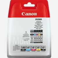 Canon Multipack Tinte PGBKCMYBK PGI-580/581 Pixma TS6150/TS8150
