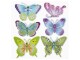 HobbyFun 3D-Sticker Schmetterling 1 Blatt, Motiv: Schmetterling