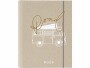 Goldbuch Ringbuch Road Trip Braun, Papierformat: 18.5 x 23