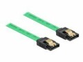 DeLock SATA-Kabel UV Leuchteffekt grün 0.5