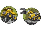 Schneiders Badges DumpTruck + Bagger 2 Stück, Nachhaltige