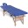 Bild 1 vidaXL Massageliege Klappbar 4-Zonen mit Holzgestell Blau