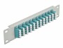 DeLock Verteilerplatte 10? LWL Patchpanel 12 Port LC Quad