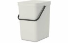 Brabantia Recyclingbehälter Sort & Go 25 l, Hellgrau, Material