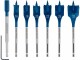 Bosch Professional Flachfräsbohrer-Set Expert Self Cut Speed, 7-teilig, Set