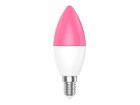 WOOX Leuchtmittel WiFi Smart Bulb RGB+CCT E14, 5W, 2700K-6500K