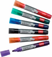 NOBO Liquid Ink Marker Blister 1901419 6 Farben, Kein
