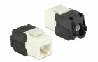 DeLock Keystone-Modul RJ-45 Cat.6A, UTP Weiss, Modultyp: Keystone