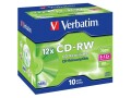 Verbatim - 10 x CD-RW - 700 Mo 8x - 12x - boîtier CD