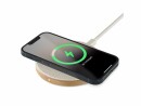 Woodcessories Wireless Charger EcoPad Holz Eiche / Leinen, Induktion