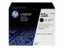HP Inc. HP Toner Nr. 55X (CE255XD) Black (2er-Pack), Druckleistung