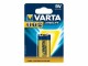 Bild 2 Varta Batterie Longlife 9 V 1 Stück, Batterietyp: 9V