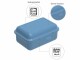 Rotho Lunchbox Fun 400 ml, Blau, Materialtyp: Kunststoff