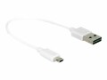 DeLock Delock Easy-USB2.0-Kabel A-MicroB: 0.2m,