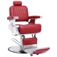 vidaXL Friseurstuhl Rot 68x69x116 cm Kunstleder