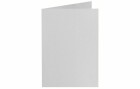 Artoz Blankokarte Perle A5, 5 Stück, Silber, Papierformat: A5