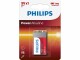 Philips Batterie Power Alkaline 9V 1 StÃ¼ck, Batterietyp: 9V