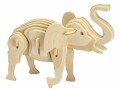 Marabu Holzartikel 3D Puzzle, Elephant, Breite: 16 cm, Höhe