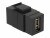 Bild 4 DeLock Keystone-Modul USB2.0, A ? A, easy Schwarz, Modultyp