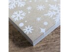 Trendform Tischset Snowflakes 29.7 cm x 0.42 m, Beige