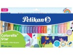 Pelikan Filzstift Colorella Star 18 Farben und 6 Pastelltönen