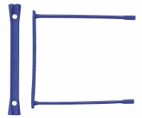 DUFCO Heftverschluss 51007 E-Clip blau 20 Stk., Kein