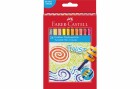 Faber-Castell Wachsmalstifte drehbar Mehrfarbig, Verpackungseinheit: 24