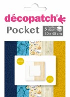 DECOPATCH Papier Pocket Nr. 15 DP015O 5 Blatt