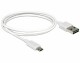 DeLock Easy USB2.0 Kabel, A - MicroB, 1m, WS