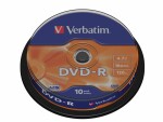 Verbatim DVD-R 4.7 GB, Spindel (10 Stück), Medientyp: DVD-R