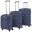 Bild 0 vidaXL 3-tlg. Weichgepäck Trolley-Set Marineblau