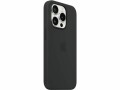 Apple iPhone 15 Pro Silicone Case with MagSafe - Black