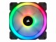 Bild 11 Corsair PC-Lüfter iCUE LL120 RGB Schwarz, Beleuchtung: Ja