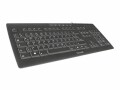 Wortmann TERRA 3000 - Tastatur - USB - USA/Europa - Schwarz