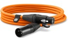 Rode XLR-Kabel XLRm-XLRf 3 m, Orange, Länge: 3 m