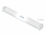 DeLock Kabelschlauch Klettverschluss, 2m x 19 mm Weiss