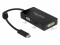 Bild 1 DeLock Multiadapter 63925 USB-C - DVI-D/HDMI/VGA, Kabeltyp