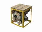 Expomobilia Hocker C04.1, Gelb, Material: Stahl, Holz, Set: Nein