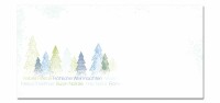 SIGEL     SIGEL Weihnachts-Umschlag Trees DU090 DIN lang (110x220